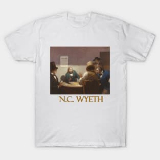 Wild Bill Hickok at Cards by N.C. Wyeth T-Shirt